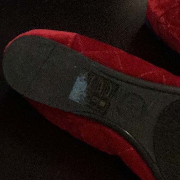 Michael Kors Woman's Fulton Quilted Ballet Flat Velvet, Red. NWOT. No original📦 - Picture 7 of 14